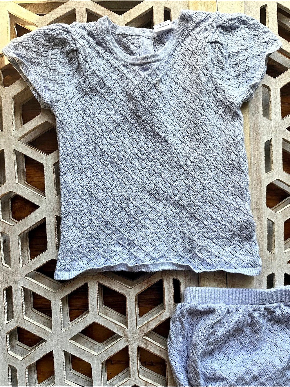 GAP Girls 18-24 Months Purple Knit Set